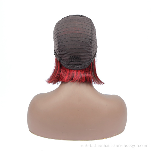No any split ends Remy human hair swiss lace front wigs sillky front lace bob wigs virgin brazilian hair lace front Bob wigs